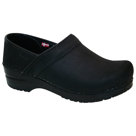 PROFESSIONAL Textured Oil Narrow Men's Closed Back Clog In Black, Size 9.5-10, PR